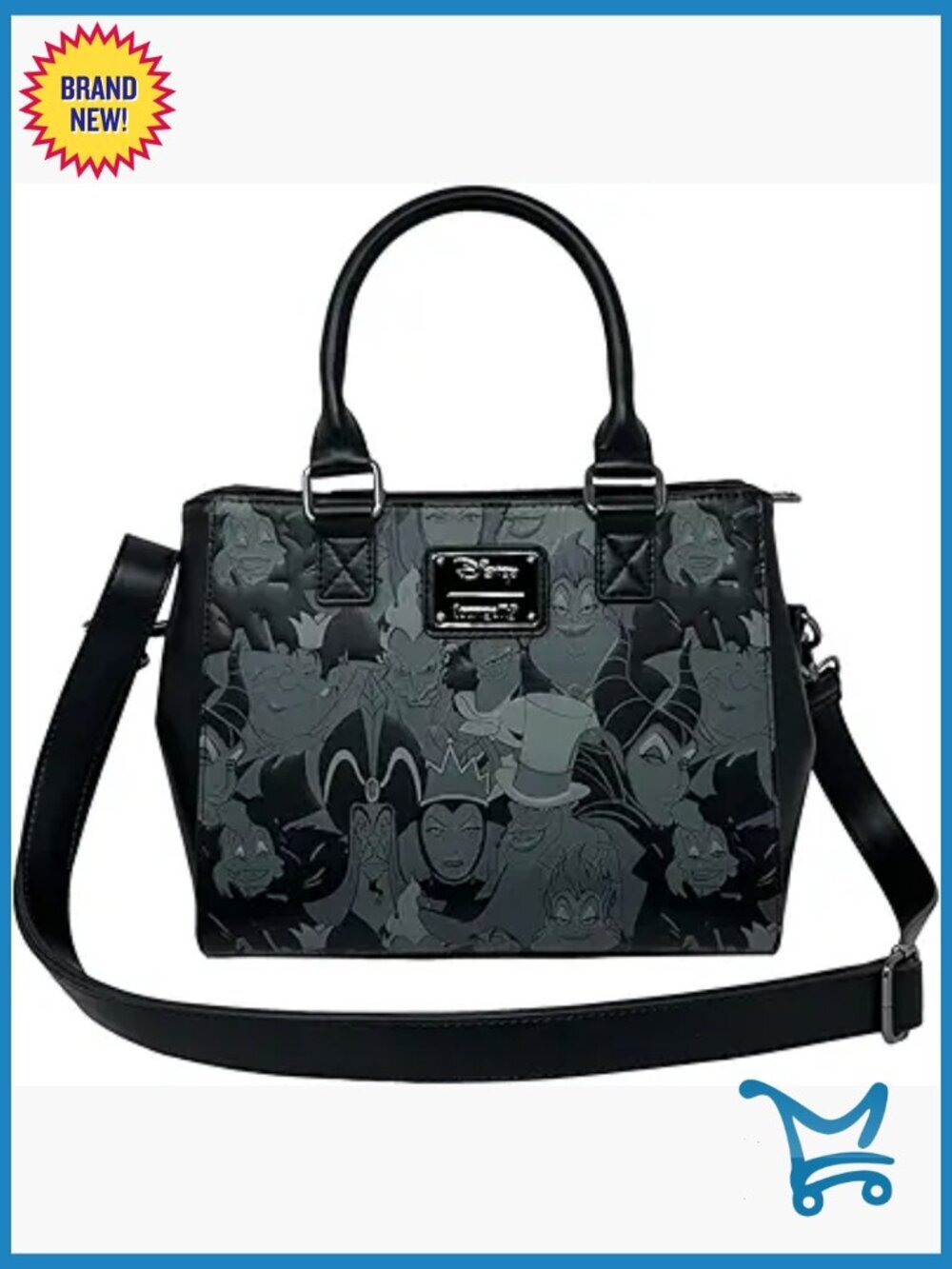 Medium Faux Leather Satchel Crossbody Bag with Detachable Strap